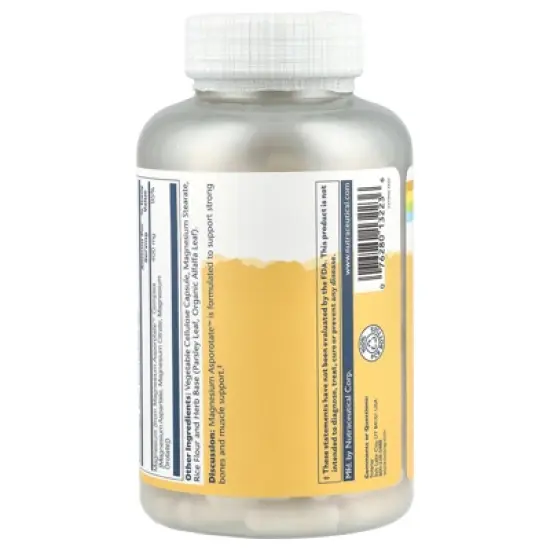 Solaray Magnesium Asporotate&trade;, 180 VegCaps (200 mg per Capsule) image {2}