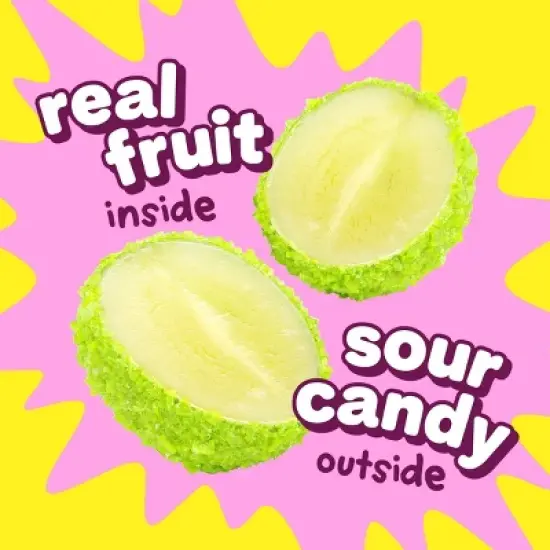 Fruit Riot Frozen Sour Mixed Candy Grapes - 8oz image {2}