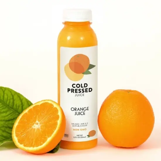 Cold Pressed Orange Juice - 12 fl oz image {2}