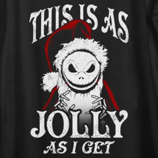 Women's The Nightmare Before Christmas This Is As Jolly as I Get Scoop Neck image {1}