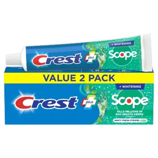 Crest + Scope Complete Whitening Toothpaste - Minty Fresh image {11}