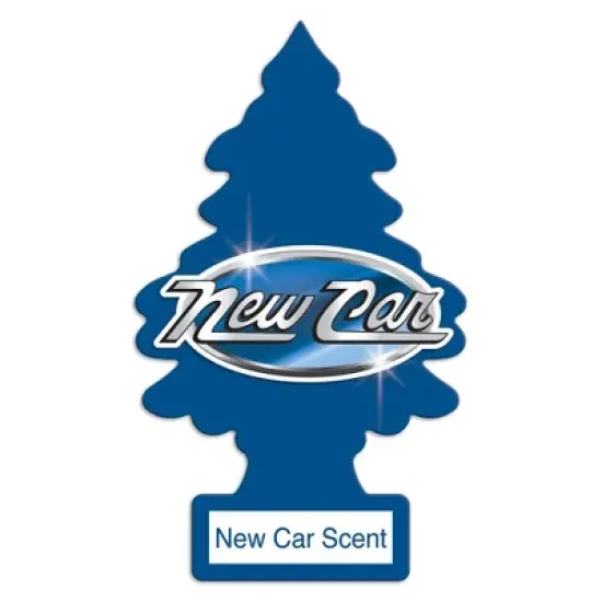 Little Trees New Car Scent Air Freshener 3pk: Car Freshener, Disposable, Blue, Non-Powered, Paper, Refreshing Scent image {2}