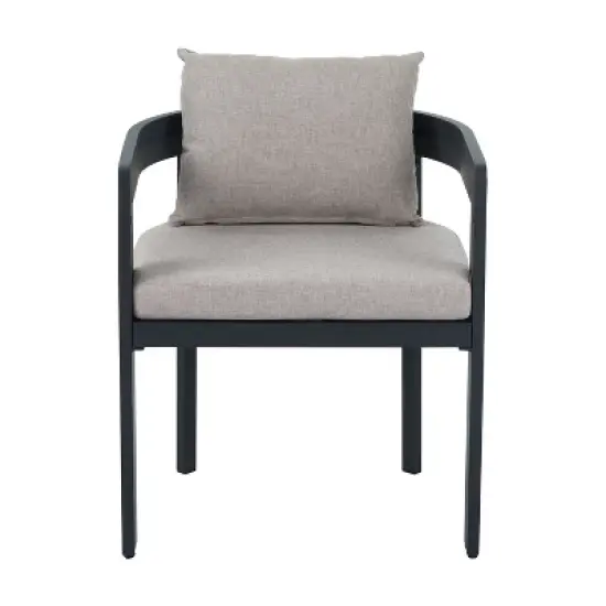 Christopher Knight Home Ofer 7 Pieces Aluminum and Acacia Wood Dining Set image {6}