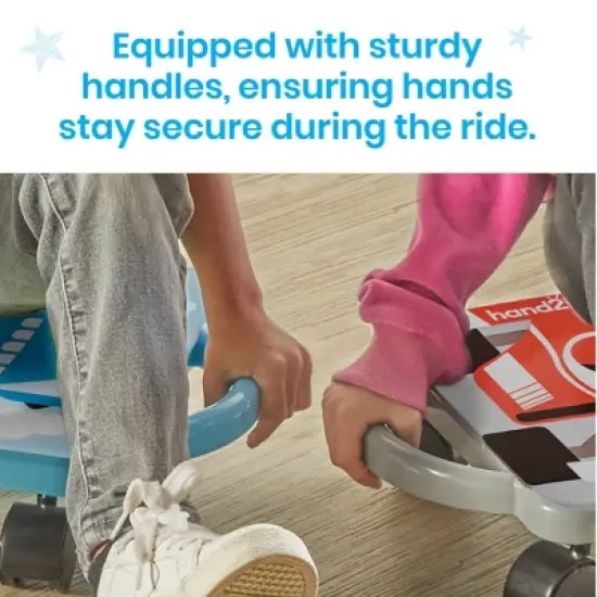 Hand2Mind Speedway Racer Scooter Board - Light Blue image {4}