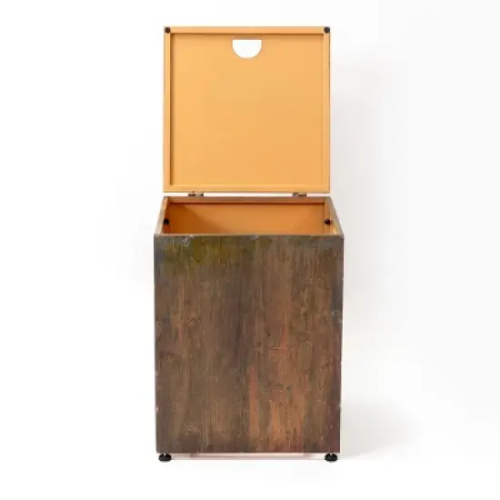 Wood-Grain Style Propane Tank Cover, Outdoor Table & Decorative Stand image {9}