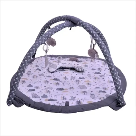 Bacati - Baby Activity Gyms & Playmats (Woodlands Beige/Gray) image {2}