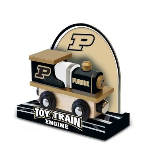 MasterPieces Officially Licensed NCAA Purdue Boilermakers Wooden Toy Train Engine For Kids image {2}