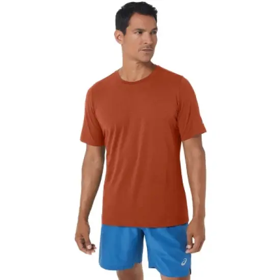 ASICS Men's Short Sleeve HTHR TECH TOP Running Apparel 2011A620 image {16}