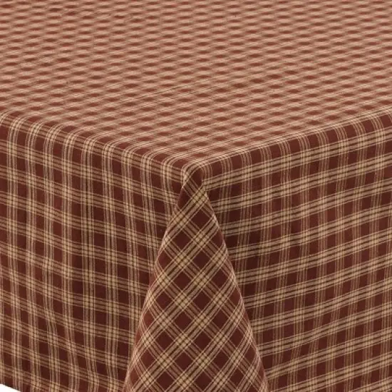 Park Designs Red Sturbridge Tablecloth 84''L image {1}