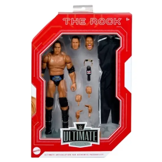 WWE Legends Ultimate The Rock Action Figure image {1}