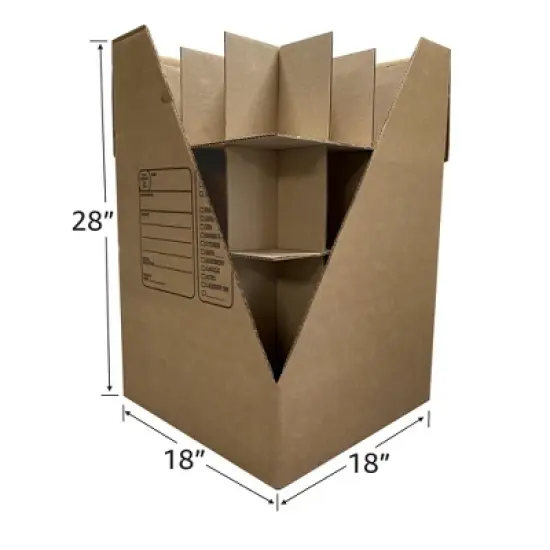 UBMOVE Kitchen Packing Boxes & Supplies Kit #2 - 2 Kitchen Boxes & Partitions image {6}