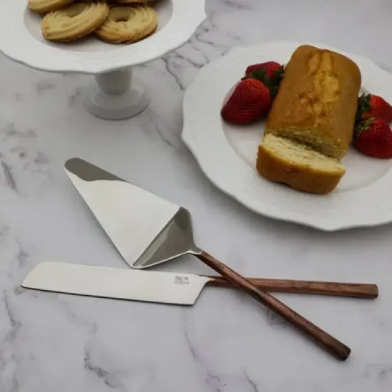 Inox Artisans Sundance Cake Serving 2 Pc. Set image {5}