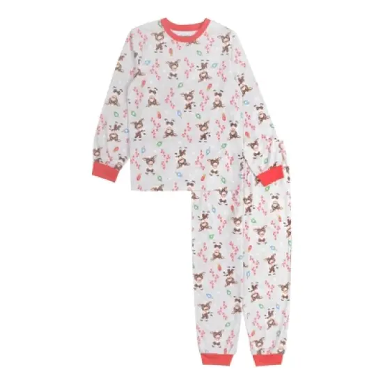 Reindeer In Here Kids' Pajama Set image {5}