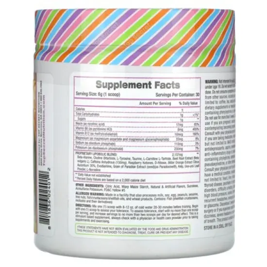 Top Secret Nutrition Her Cardio Igniter,  Professional Grade Performance Enhancer, Pineapple Mango, 6.35 oz (180 g) image {1}