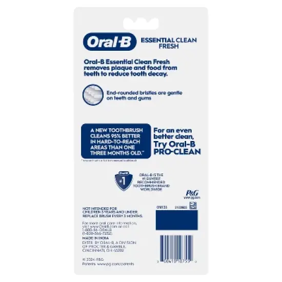 Oral-B Fresh and Clean Toothbrushes Medium - 6ct image {7}