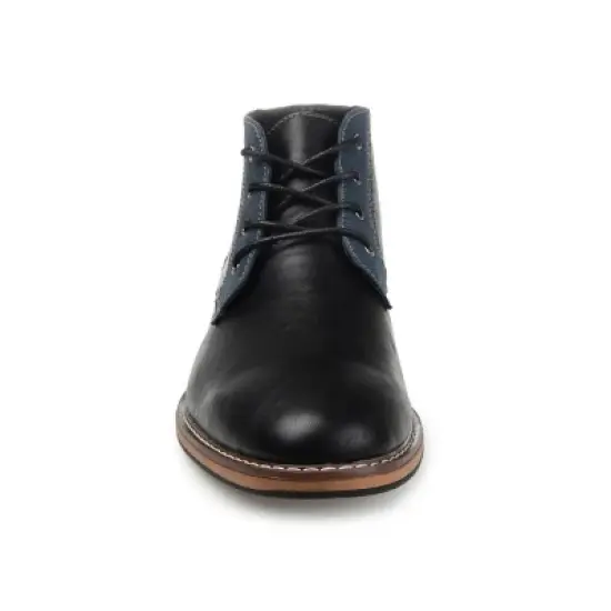 Vance Co. Medium and Wide Width Mens Franco Tru Comfort Foam Lace-up Round Toe Chukka Boot image {5}