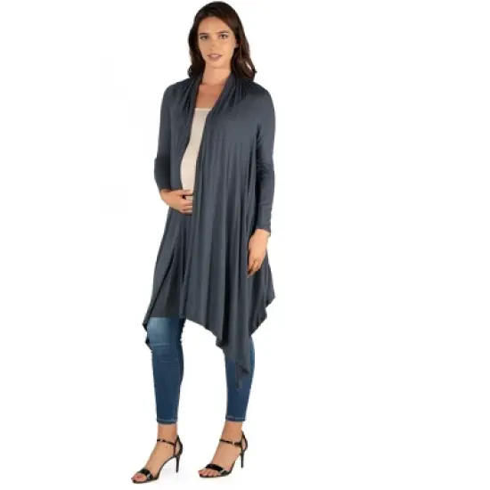 Open Front Maternity Cardigan image {6}