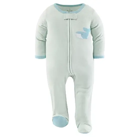 The Peanutshell Sunshine Neutral Footed Baby Sleepers for Boys or Girls, 3-Pack image {4}