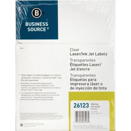 Business Source Mailing - Address Labels - 2 3/4 in. - 1500 Per Pack image {2}