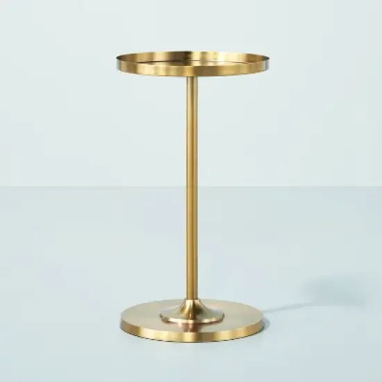 Brushed Metal Planter Stand Brass Finish - Hearth & Hand&trade; with Magnolia image {5}
