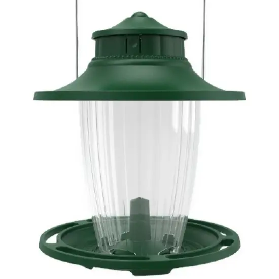 More Birds Green Large Lantern Bird Feeder - 3.8 lbs (5 Feeding Stations) image {2}