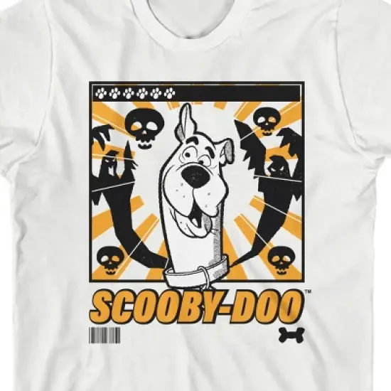 Scooby Doo Anime Style White T-Shirt Toddler Boy to Youth Boy image {1}