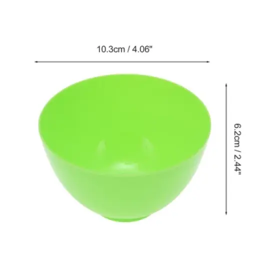 Unique Bargains Face Mask Mixing Bowl Set 6.3" Length 1 Set image {3}