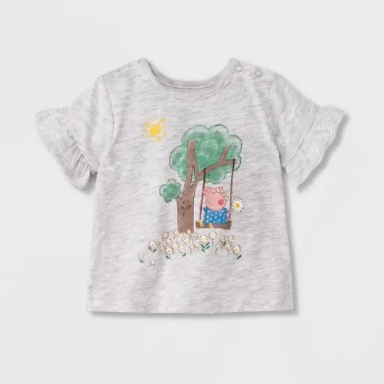 Baby Girls' Hasbro Peppa Pig Top and Bottom Set - Pink image {2}