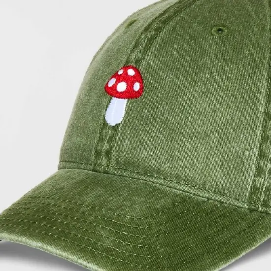 'Little Shroom' Hat - Mighty Fine Olive Green image {3}