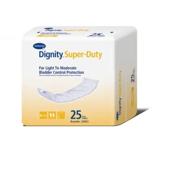 Dignity Super-Duty Incontinence Liner Moderate Absorbency 4 X 12 Inch image {4}