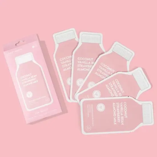 ESW Beauty Strawberries & Cream Soothing Raw Juice Mask - 5ct/4.25oz image {5}