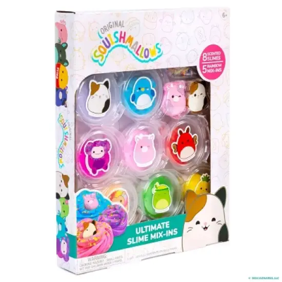 Squishmallow 13pc Ultimate Slime Mix in Set: Sensory Development Toy & Educational Slimes Suitable for Kids image {3}