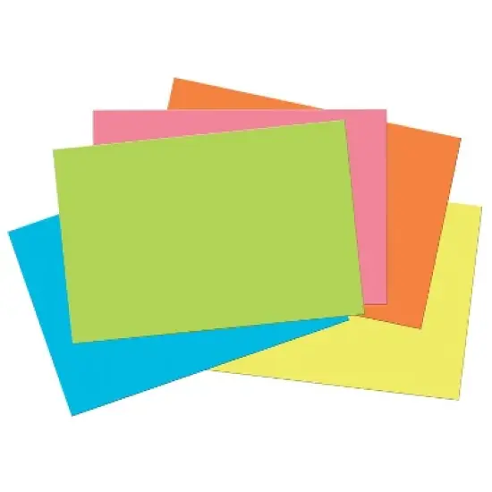 Pacon Tru Ray Hot Color 12" x 18" Construction Paper Assorted Colors 50/Pack 3 Packs/Bundle image {1}