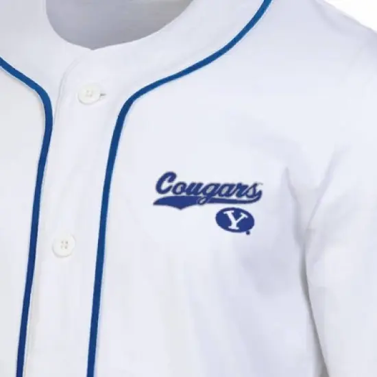 NCAA BYU Cougars Baseball Button-Down T-Shirt image {2}