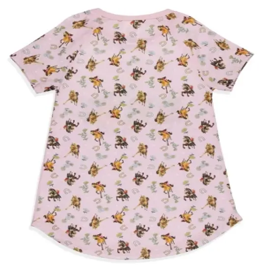 Girls' Spirit Untamed Movie Believe In Your Dreams Nightgown Sleep Pajama Pink image {4}