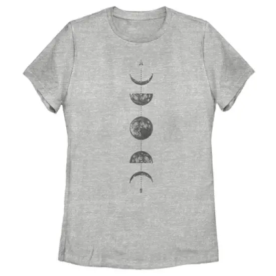 Women's CHIN UP Moon Phases Arrow T-Shirt image {3}