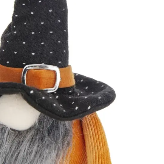 Gulches 6.3x4.3x16" Fabric Standing Orange Gnome, Halloween Decor with Banner image {4}