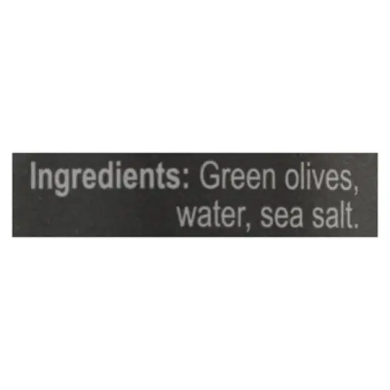 Mina Moroccan Pitted Green Olives - Case of 6/12.5 oz image {6}