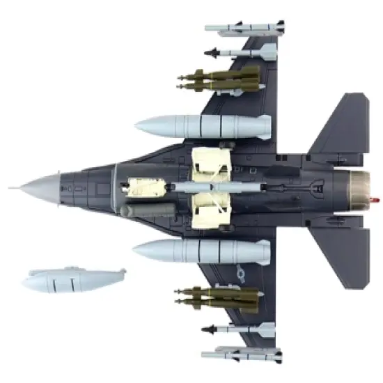 General Dynamics F-16C Fighting Falcon Fighter Aircraft "Air Power Series" 1/72 Diecast Model by Hobby Master image {4}