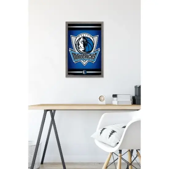 Trends International NBA Dallas Mavericks - Logo 14 Framed Wall Poster Prints image {5}