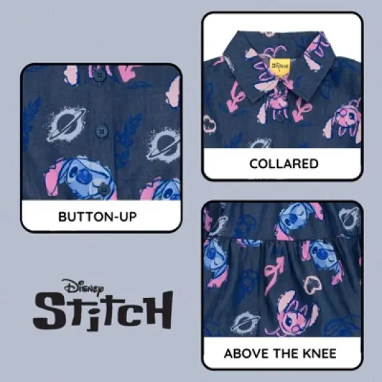 Disney Floral Chambray Dress image {3}