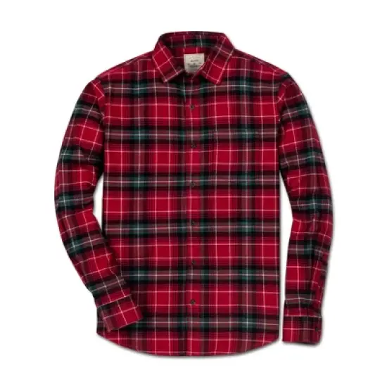 Hope & Henry Mens' Organic Cotton Brushed Flannel Button Down Shirt image {2}