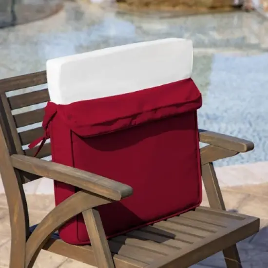20" x 20" ProFoam Outdoor Dining Seat Cushion Caliente - Arden Selections image {4}