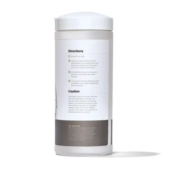 Whisker Cleaner Wipes: Pet Waste Accessories for Cats, Cotton, 30-Pack image {1}