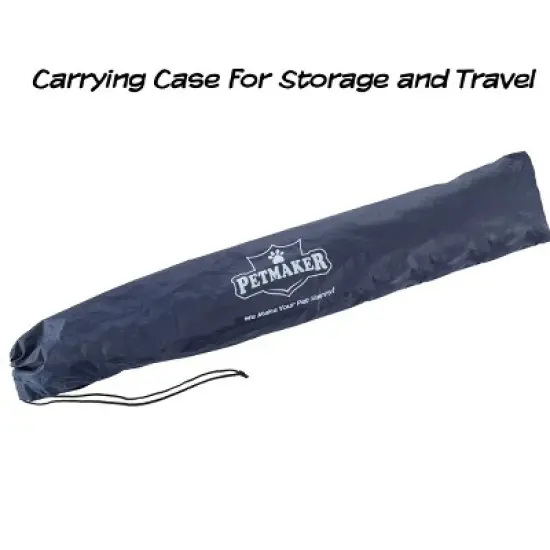 Elevated Dog Bed - 36x29.75-Inch Portable Pet Bed with Non-Slip Feet - Indoor/Outdoor Dog Cot or Puppy Bed for Pets up to 80lbs by PETMAKER (Blue) image {2}