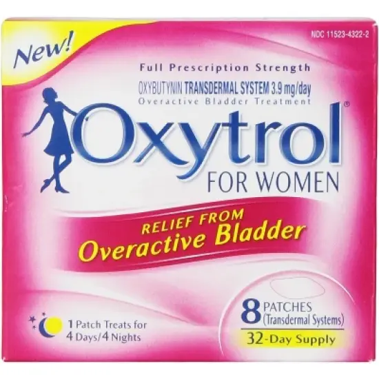 Oxytrol For Woman Relief from Overactive Bladder Patches, 8 Count image {4}