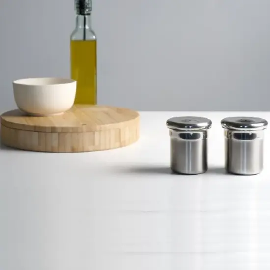 BergHOFF Essentials 2Pc 18/10 Stainless Steel Salt & Pepper Set image {7}