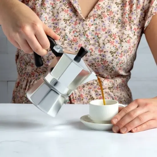 Aluminum Stovetop Espresso Maker - Polished image {2}