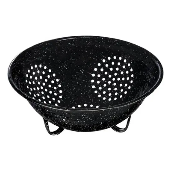 Granite Ware Colander - Speckled Black image {1}
