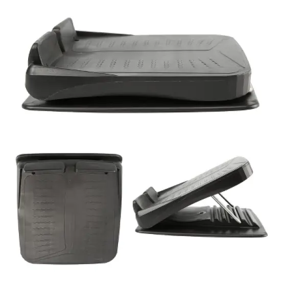 flybold Slant Board Calf Stretcher Ankle Stretcher Calf Stretch Wedge Adjustable Incline Board Achilles Stretcher Non Slip, black image {1}